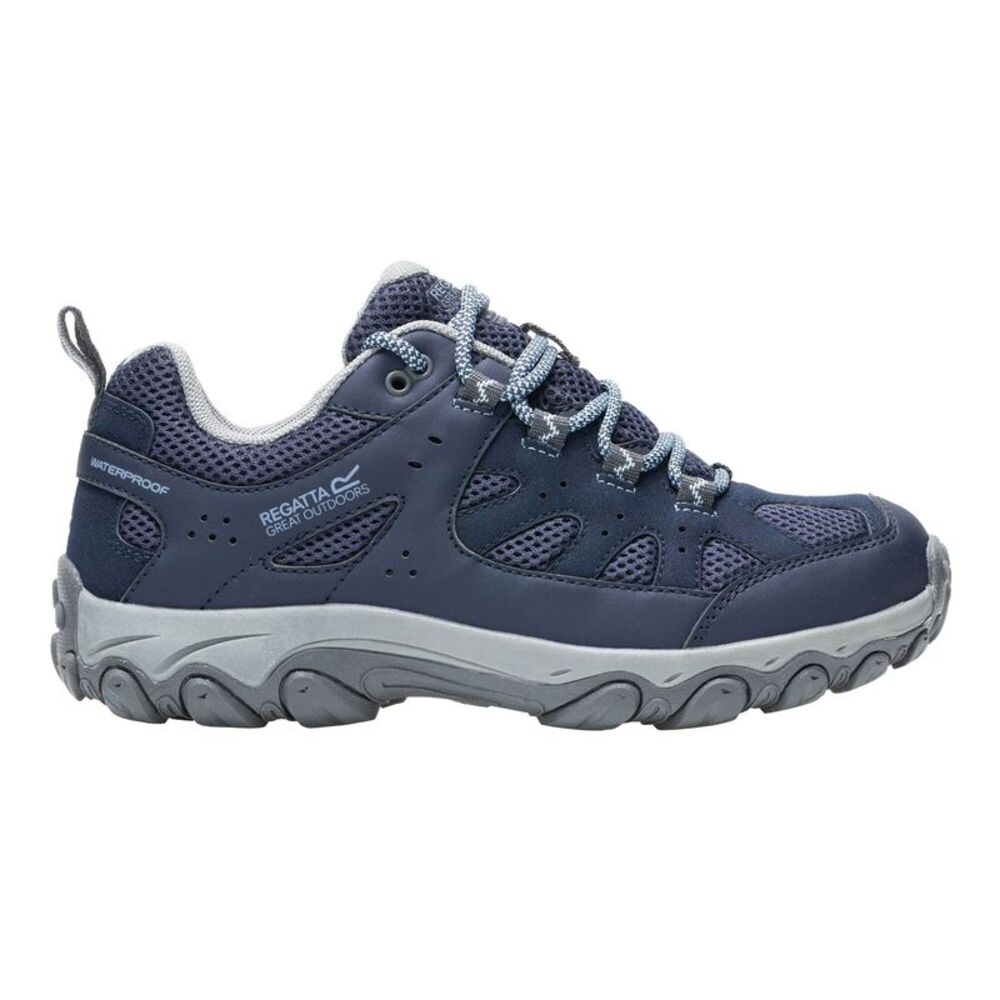 Regatta Womens/Ladies Edgepoint IV Low Walking Shoes / Navy/Dusky Blue